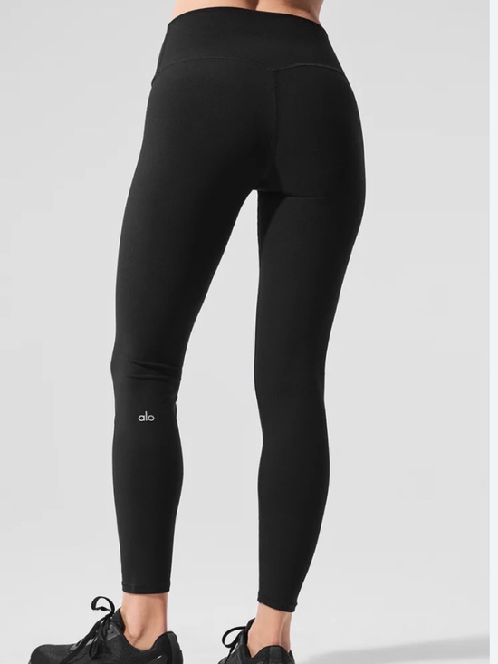 ALO Yoga Pants - ALO BLACK HIGH-WAIST LEGGING